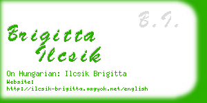 brigitta ilcsik business card